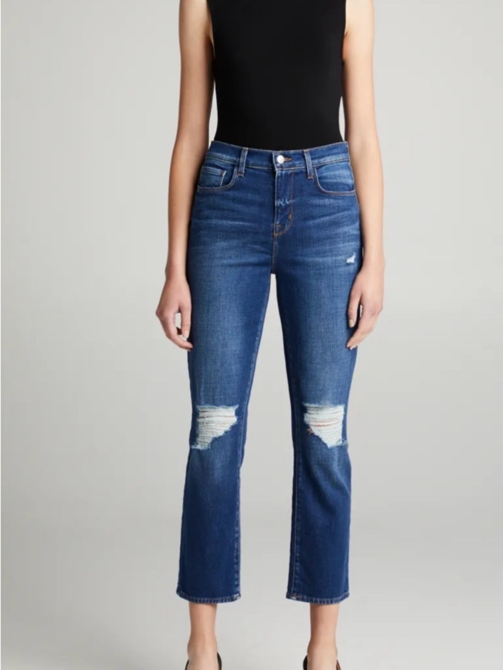 LAGENCE Shane High Rise Slouchy Straight Leg Jeans Size 24
